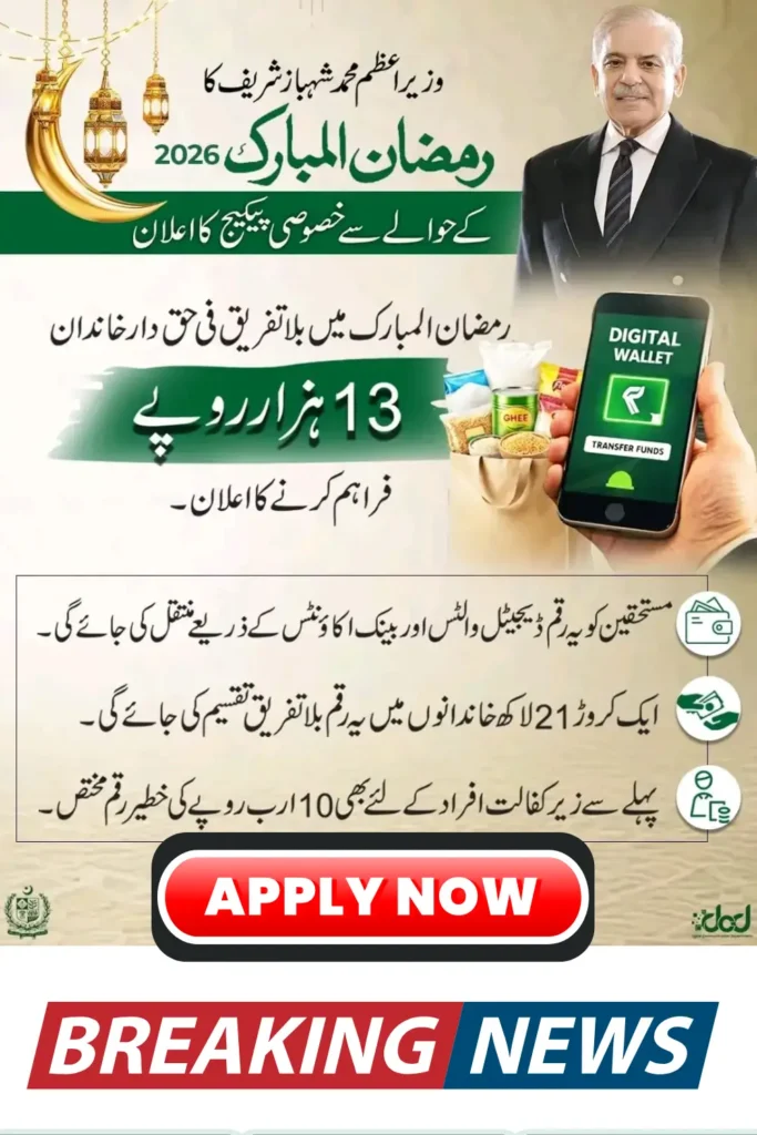 Get 5000 From Ramadan Relief Package 2026 Via Digital Wallets