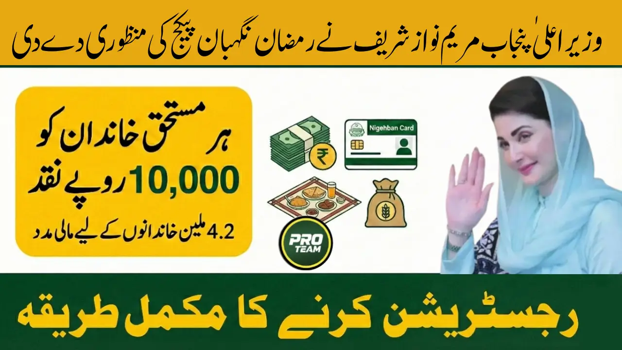 Chief Minister Punjab Maryam Nawaz Sharif Approved the Ramadan Card Package
